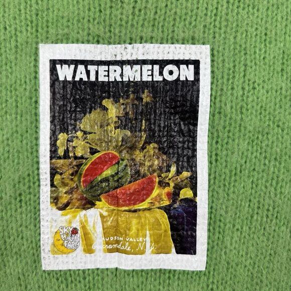 Denim Tears x Sky High Farm Workwear Watermelon Mohair Alpaca Sweater Sz M - Picture 2 of 7